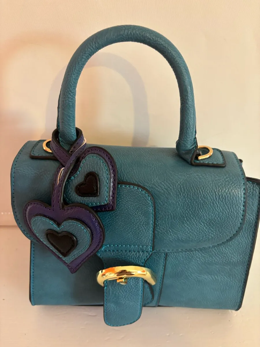 Turquoise handbag - Image 1