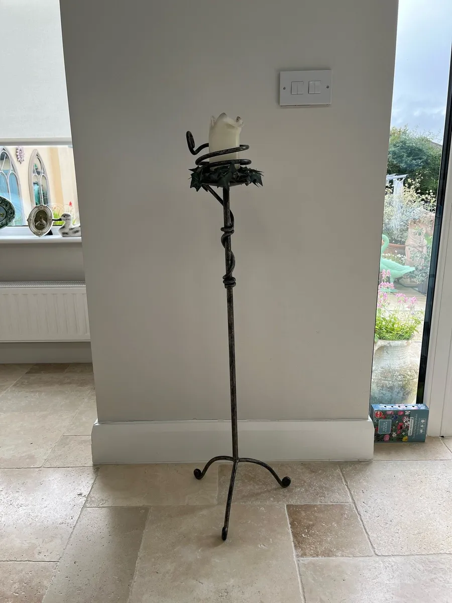 Ornate indoor/outdoor Candle Holder - Image 1
