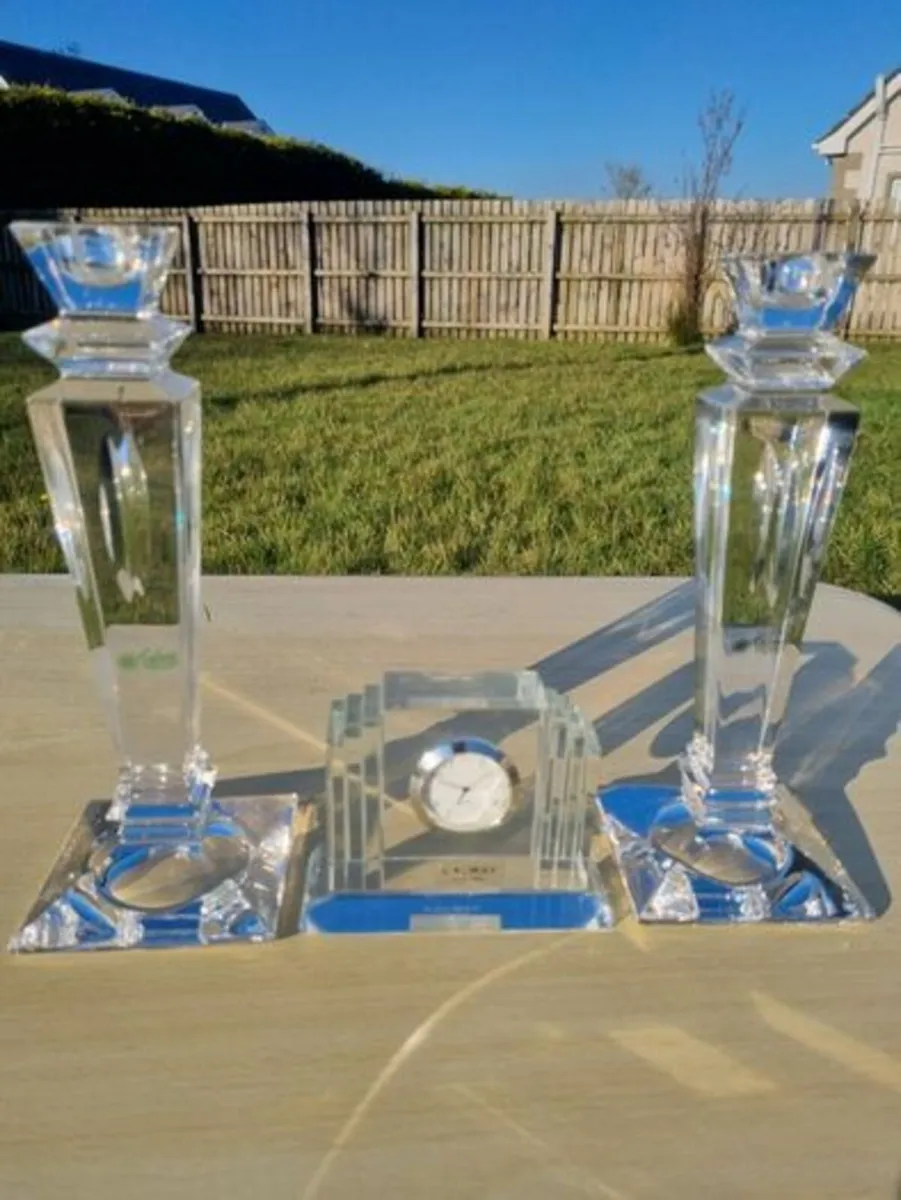 Galway crystal set in Art deco style - Image 1