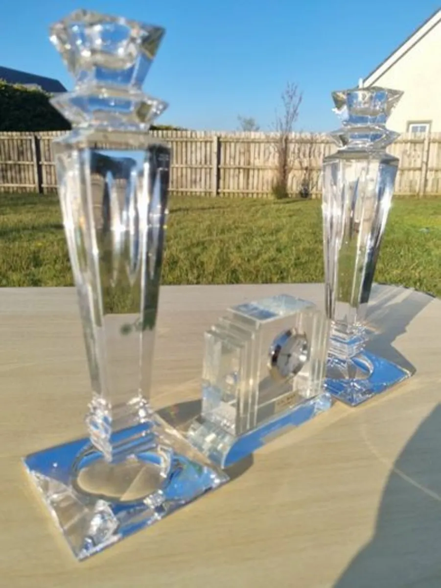 Galway crystal set in Art deco style - Image 2