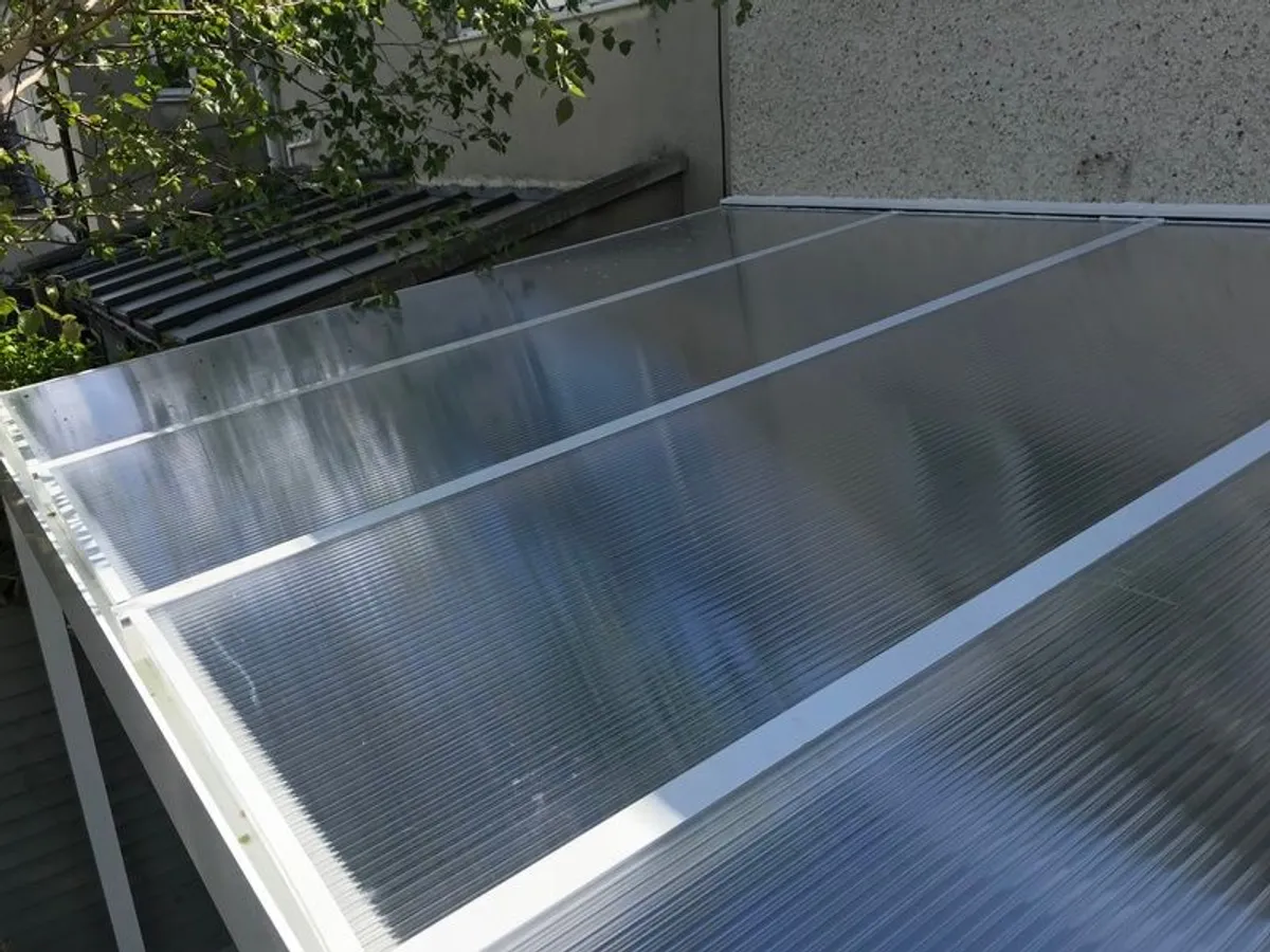 Patio Canopy - Lean-To Kit - White or Grey - Supply Only - Nationwide Delivery Across Ireland - Image 4