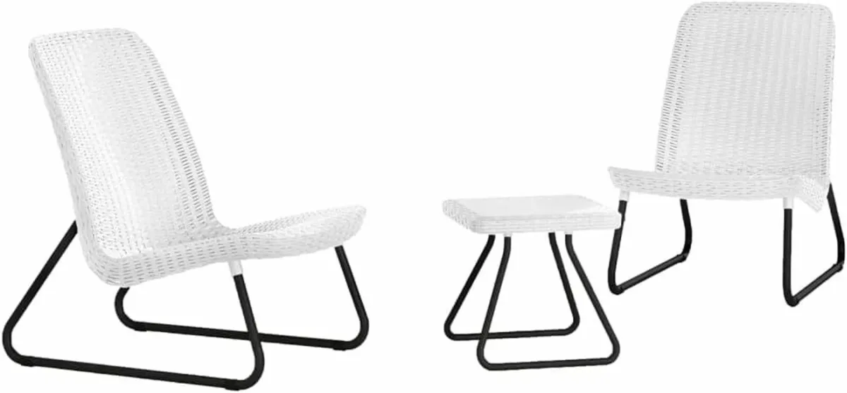 Lounge Set Rio, Garden chair sit White - Image 2