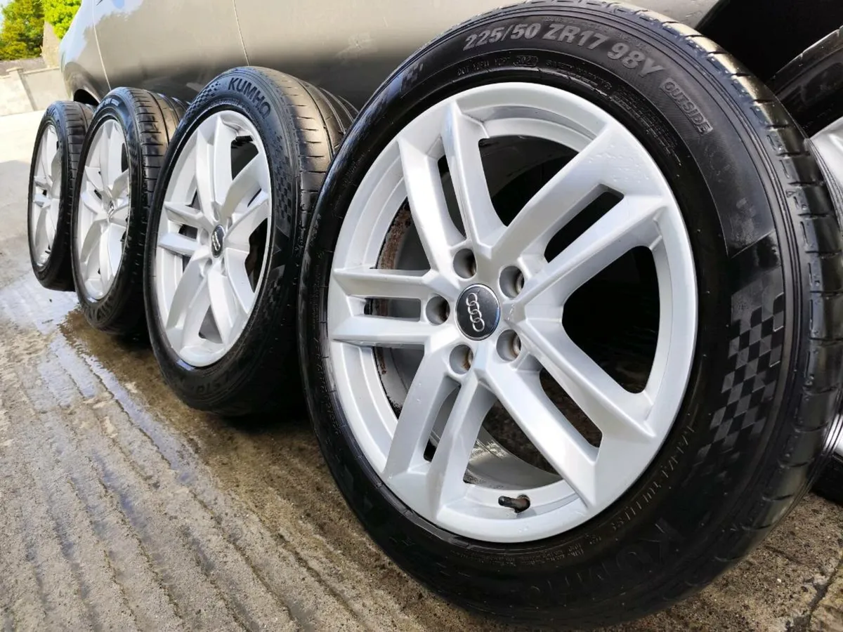 17" Audi alloy wheels. - Image 1
