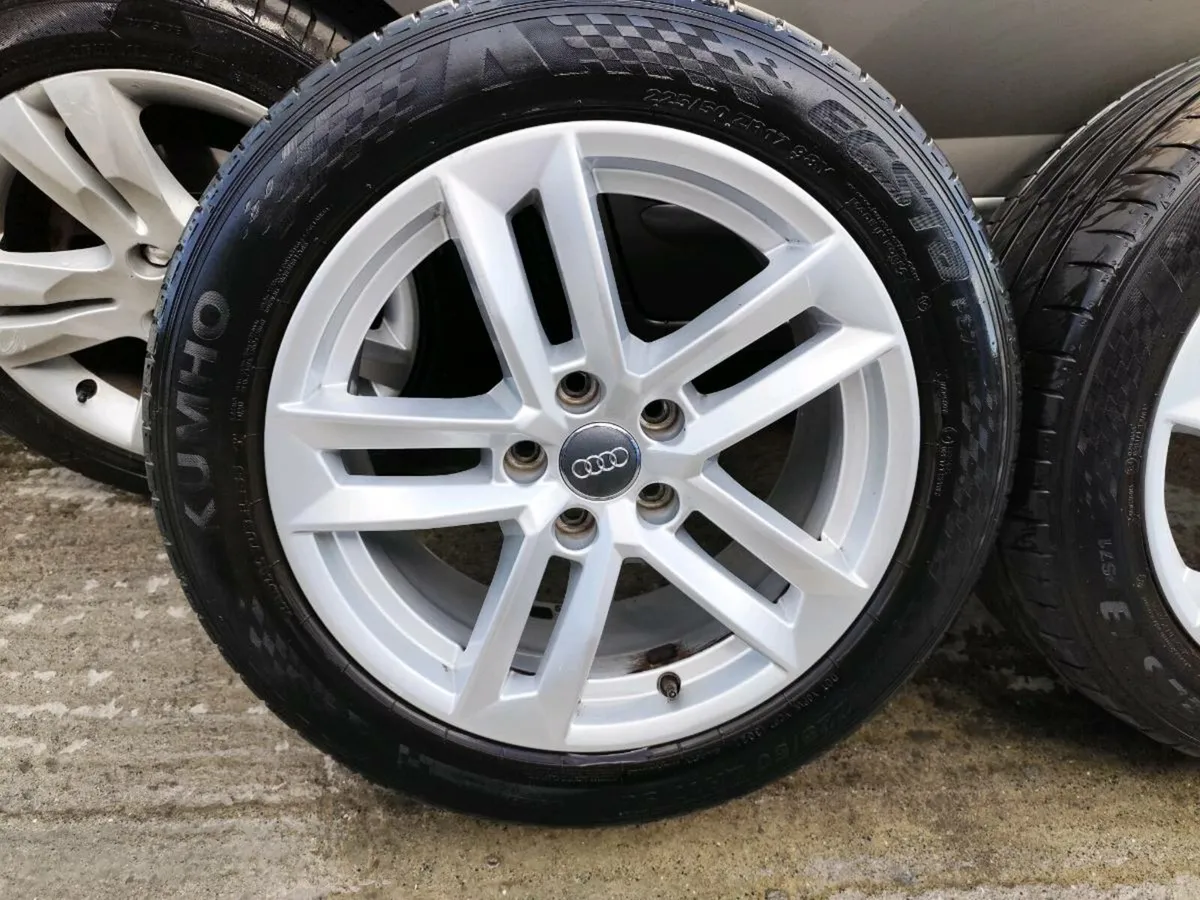 17" Audi alloy wheels. - Image 2
