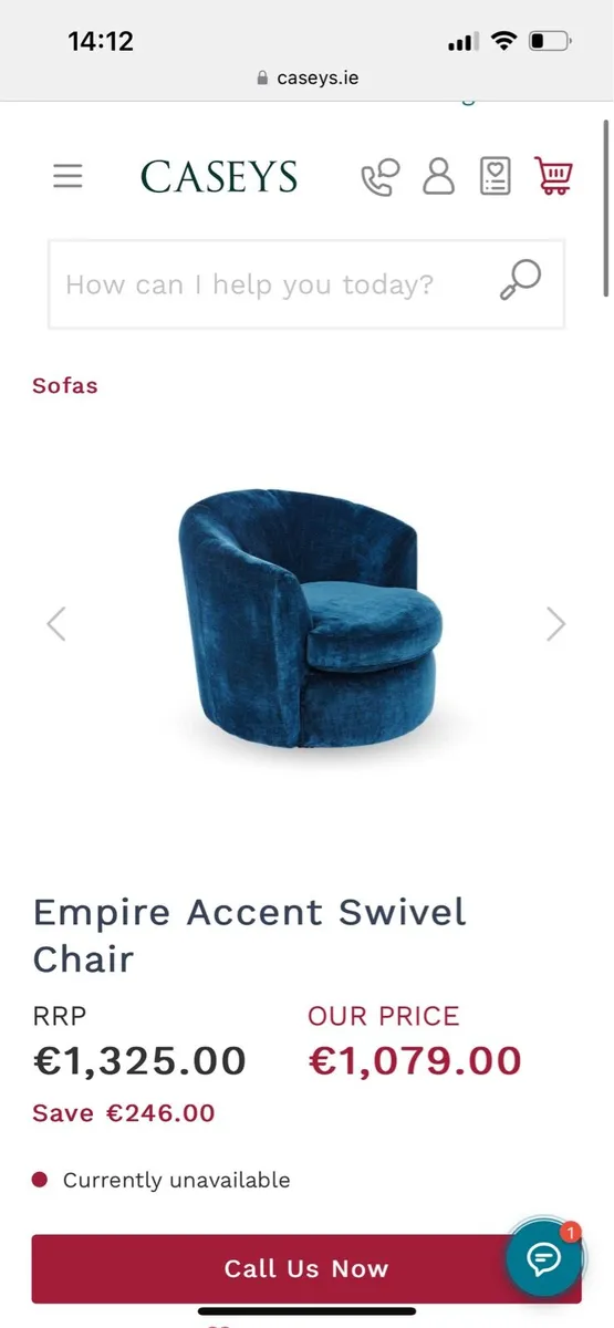 Casey’s Corner Sofa with Swivel Chair - Image 2
