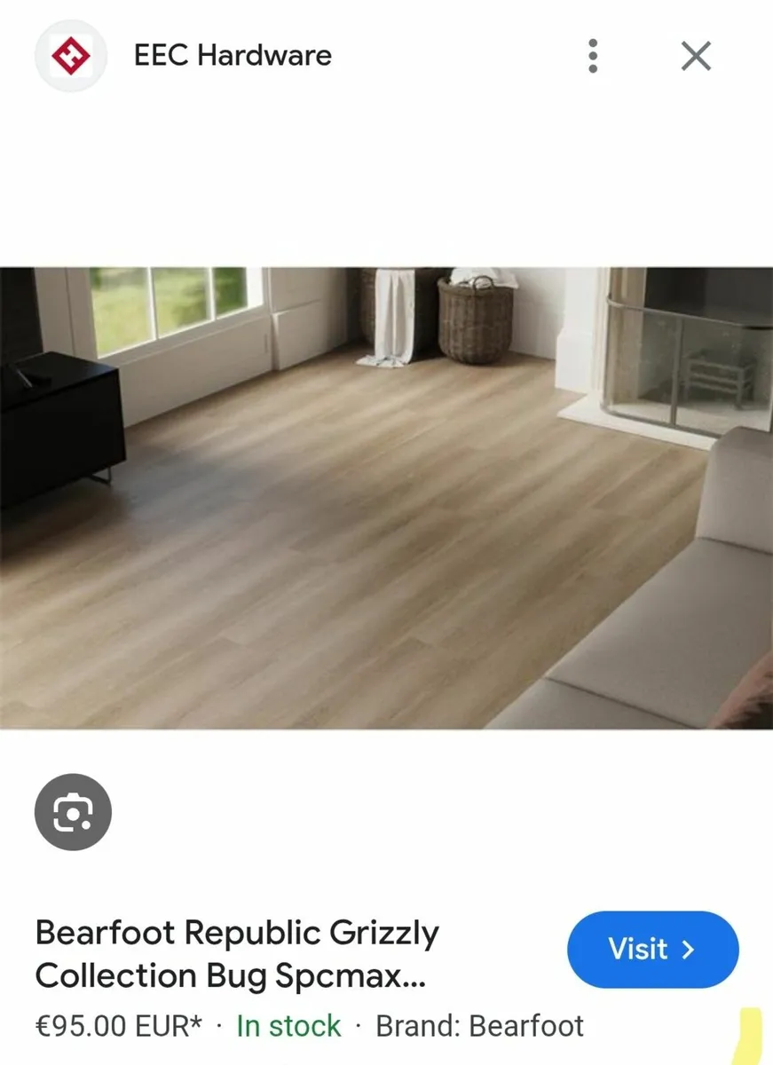 Grizzly Bug Vinyl flooring new, in boxes - Image 1