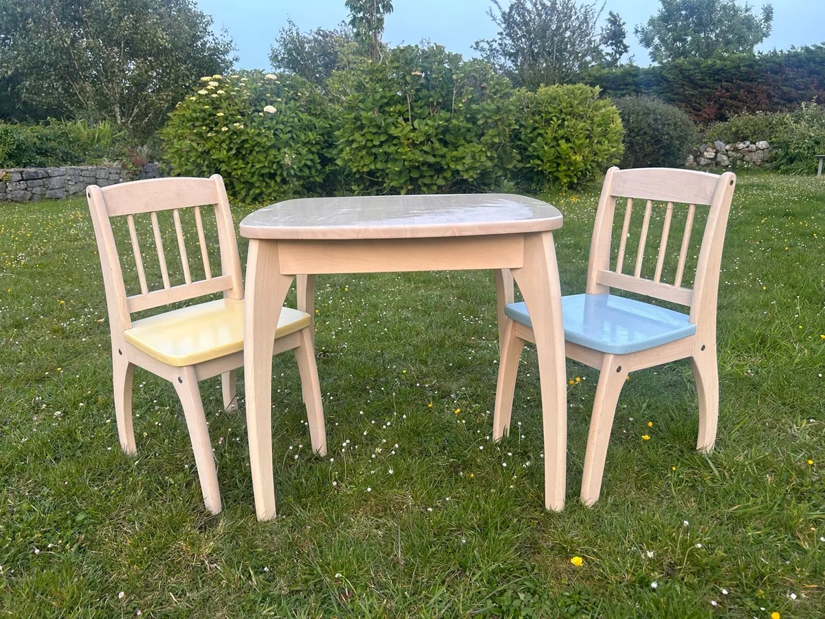 Kids table and chair PIN TOYS - Image 1