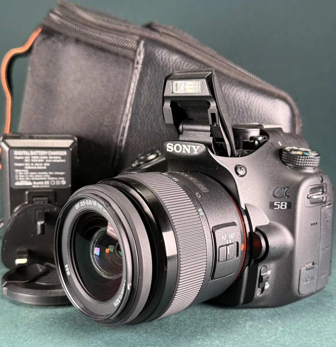 Sony a58 20.1 MP DSLR Camera with lens (read) - Image 4