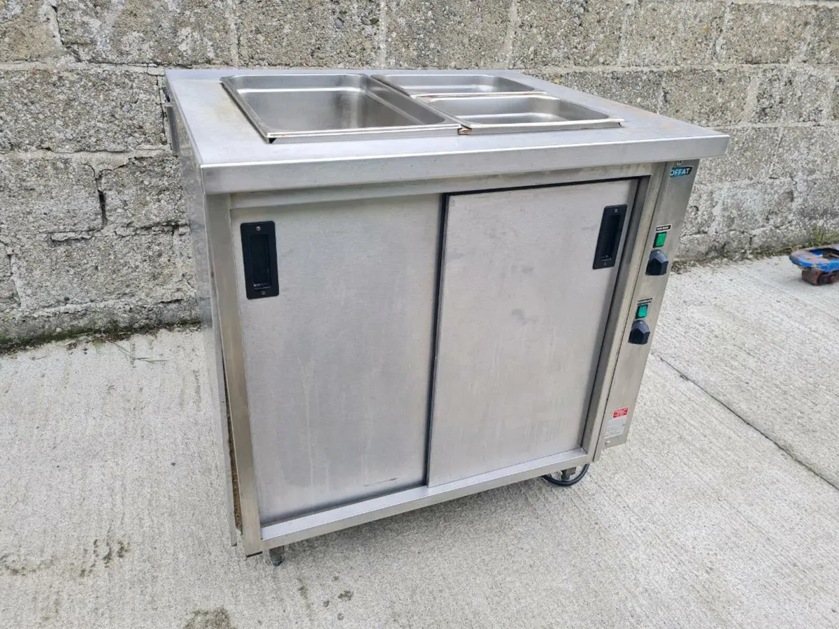 3 Well Bain Marie with gantry - Image 2