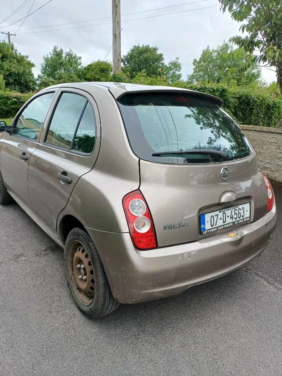 NISSAN MICRA 2007 ONLY 105KM NEW NCT 5/26 - Image 3