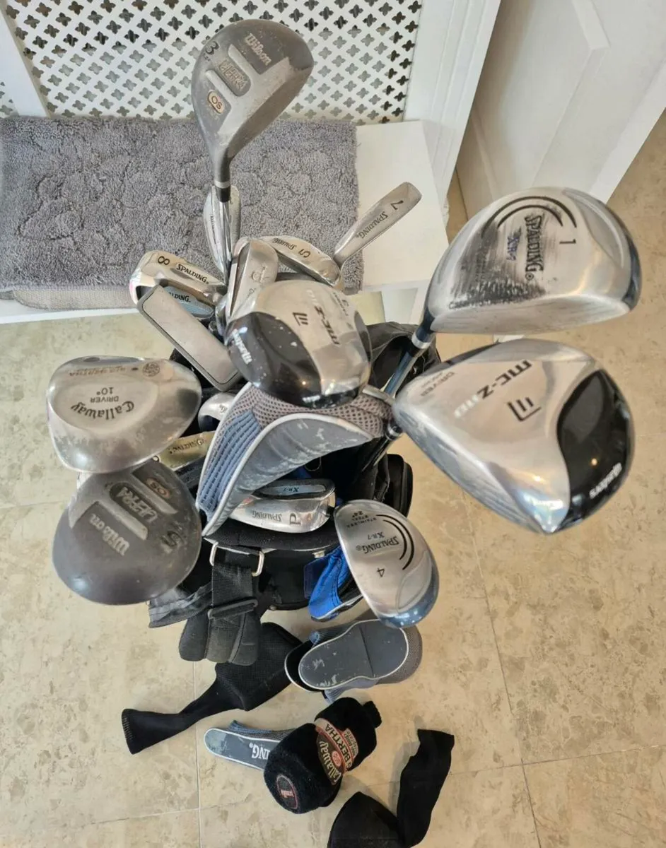 golf bag and golf clubs in good condition - Image 2