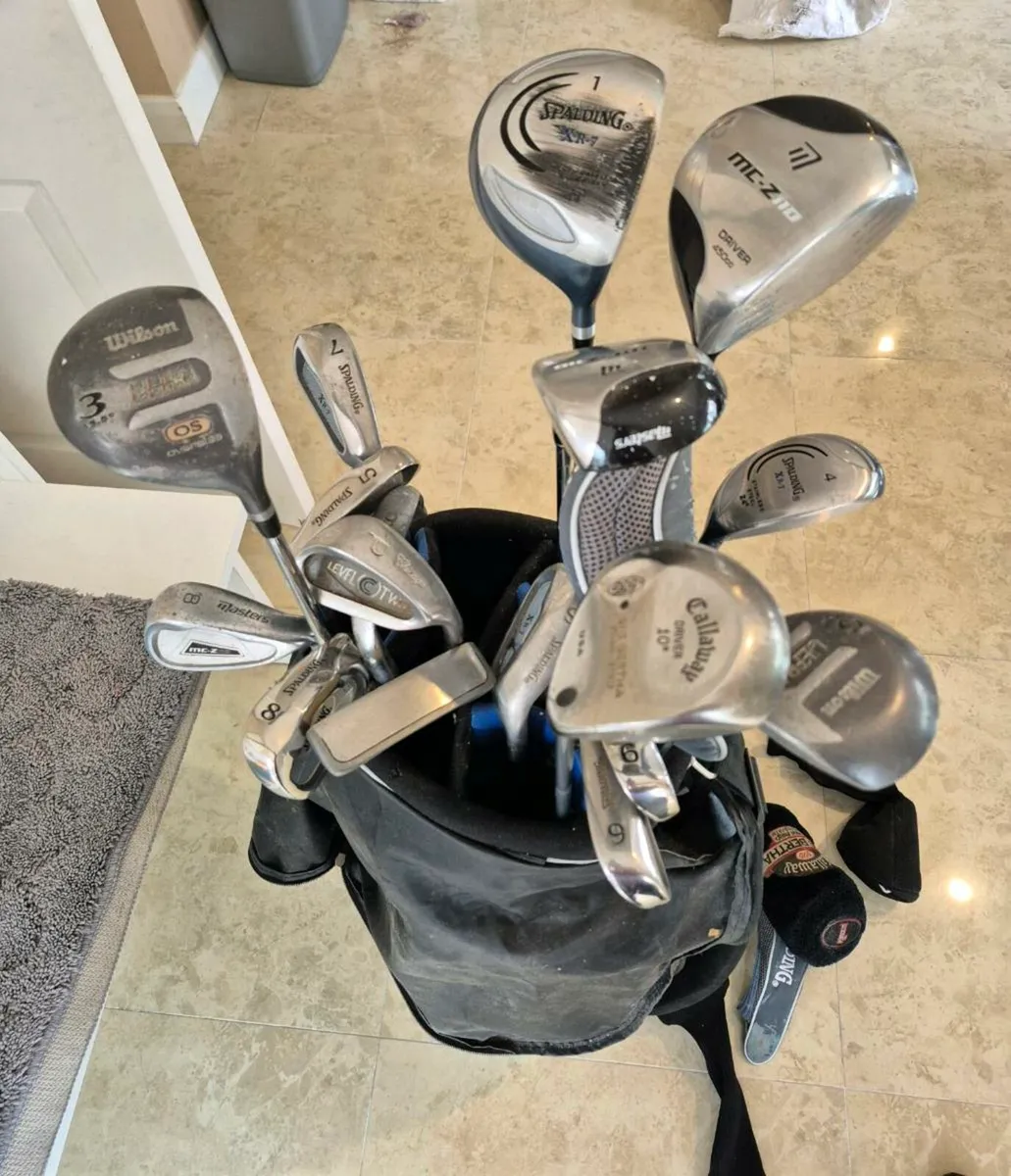 golf bag and golf clubs in good condition - Image 3