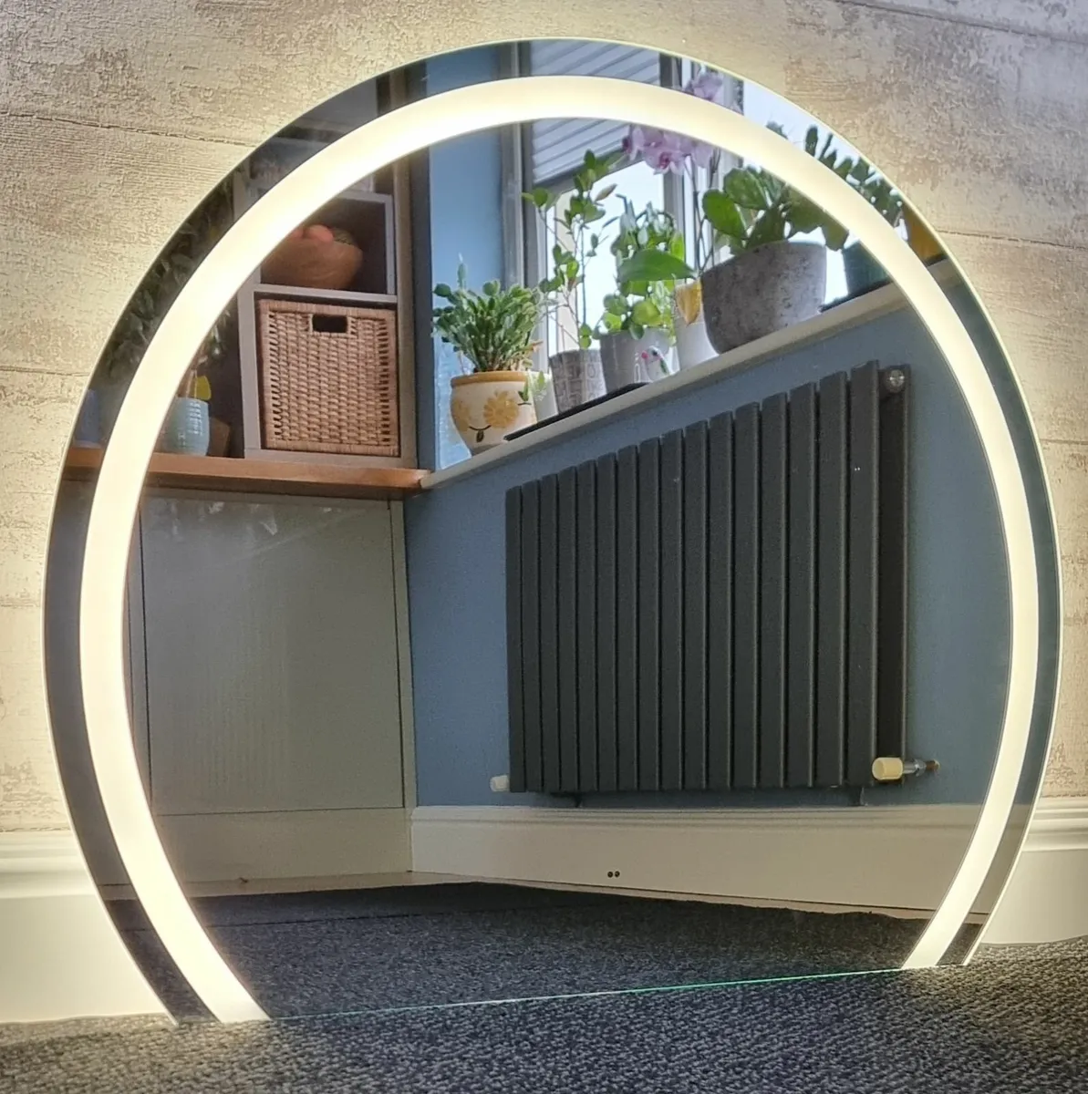LED Bathroom Mirror 100x100cm - Image 1