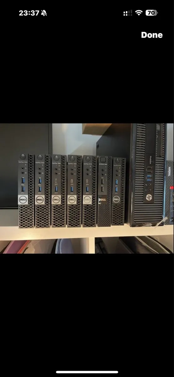 Lenovo Dell HP mini desktops - Image 1