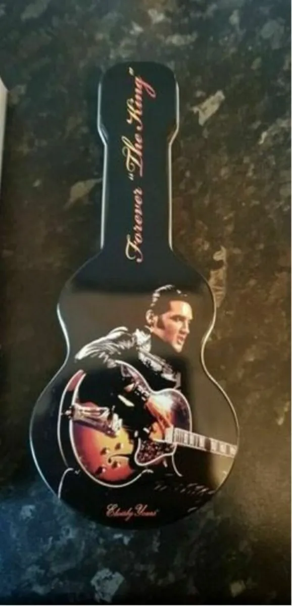 ELVIS -The Collectors Watch and guitar case - Image 1