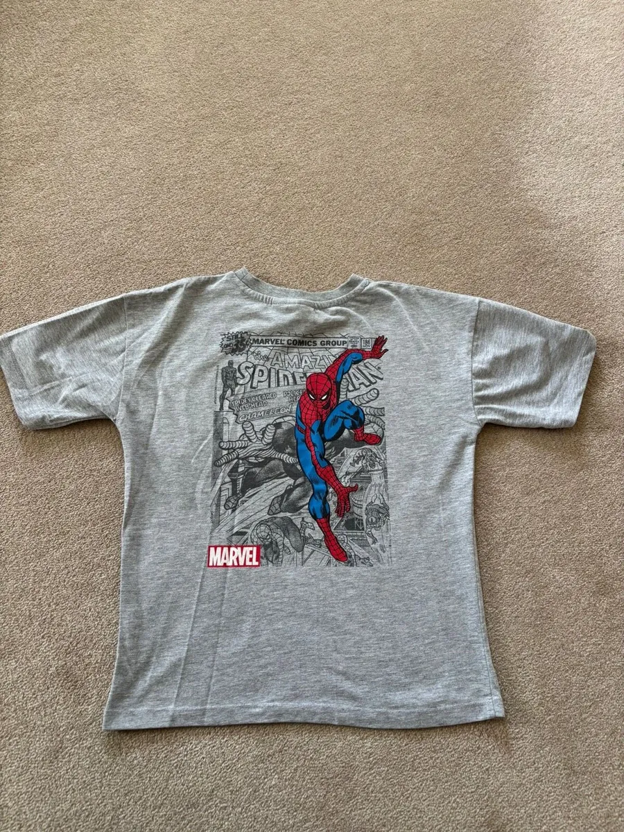 Spider-Man grey T-shirt age 6-7 - Image 2