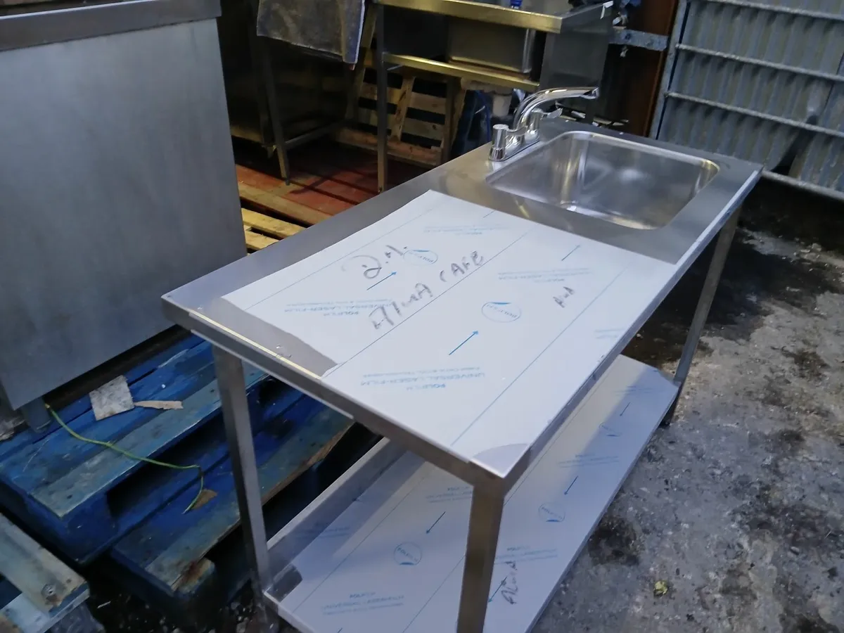 Stainless steel cabbinet /sink unit delivered - Image 1