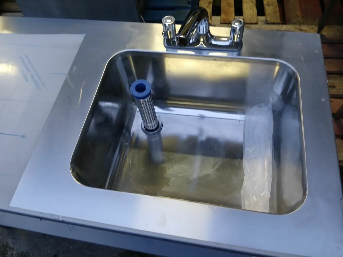 Stainless steel cabbinet /sink unit delivered - Image 2
