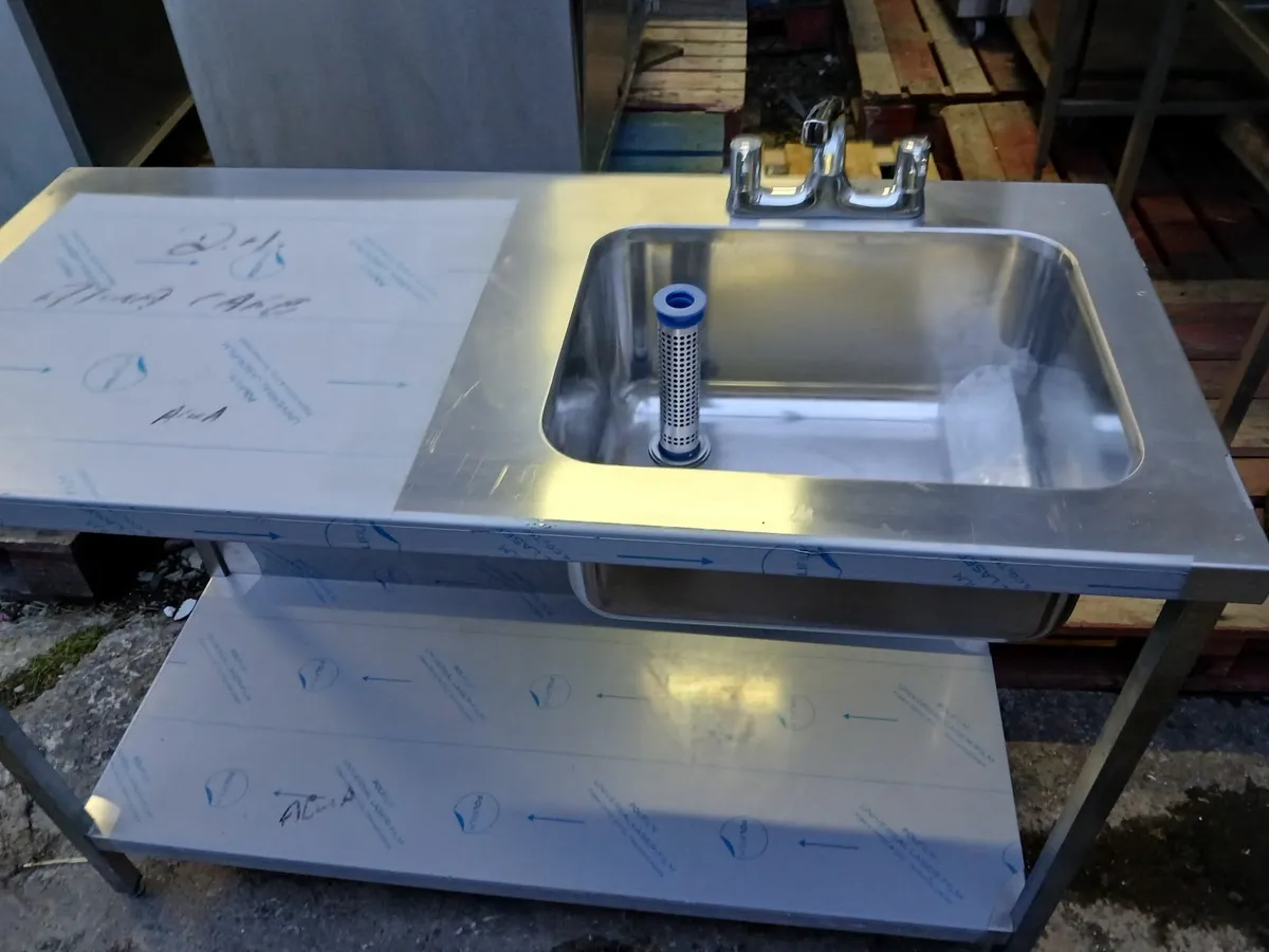 Stainless steel cabbinet/sink unit delivered - Image 2