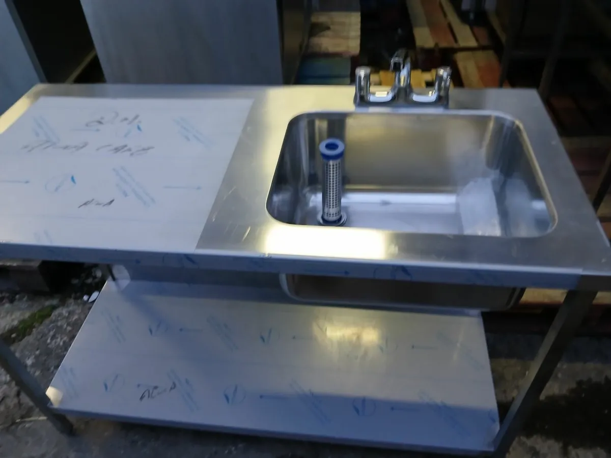 Stainless steel cabbinet/sink unit delivered - Image 3