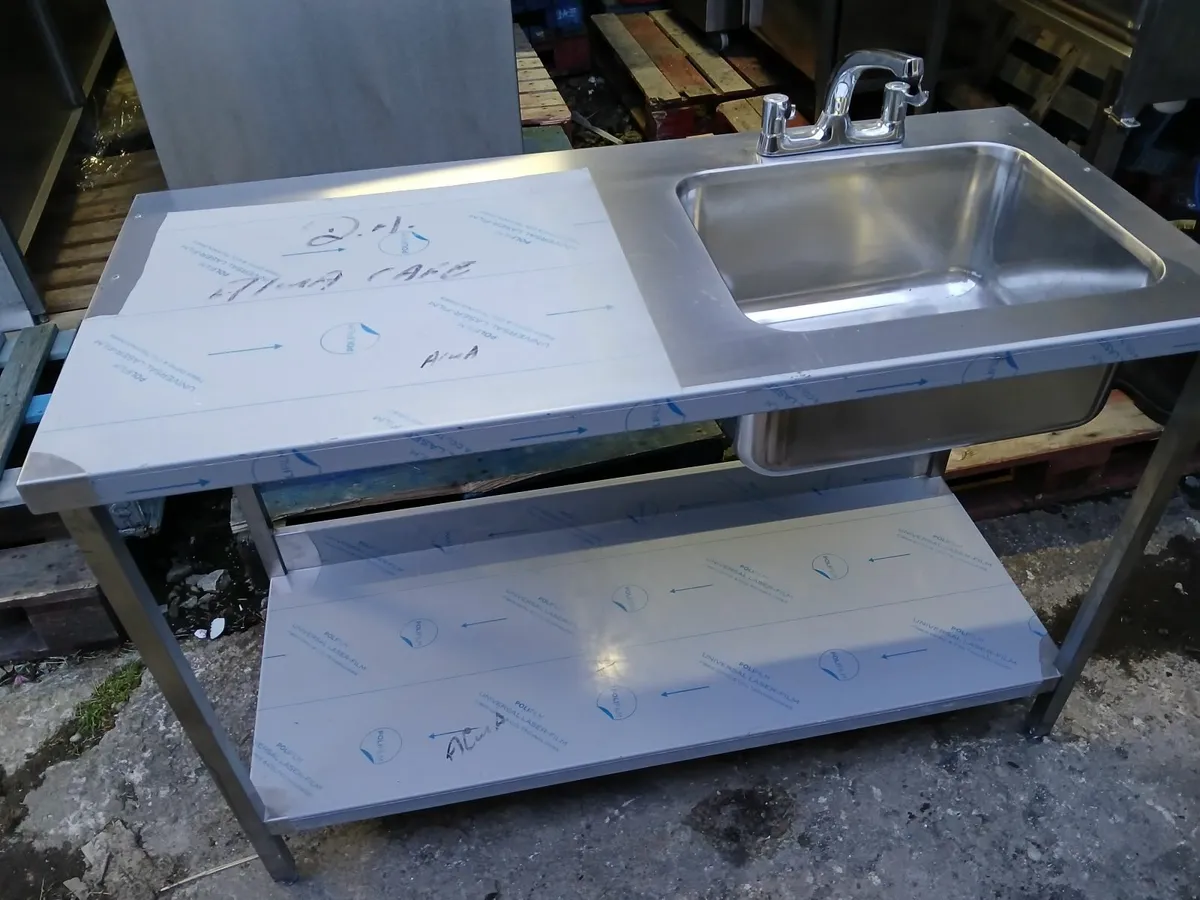 Stainless steel cabbinet/sink unit delivered - Image 4