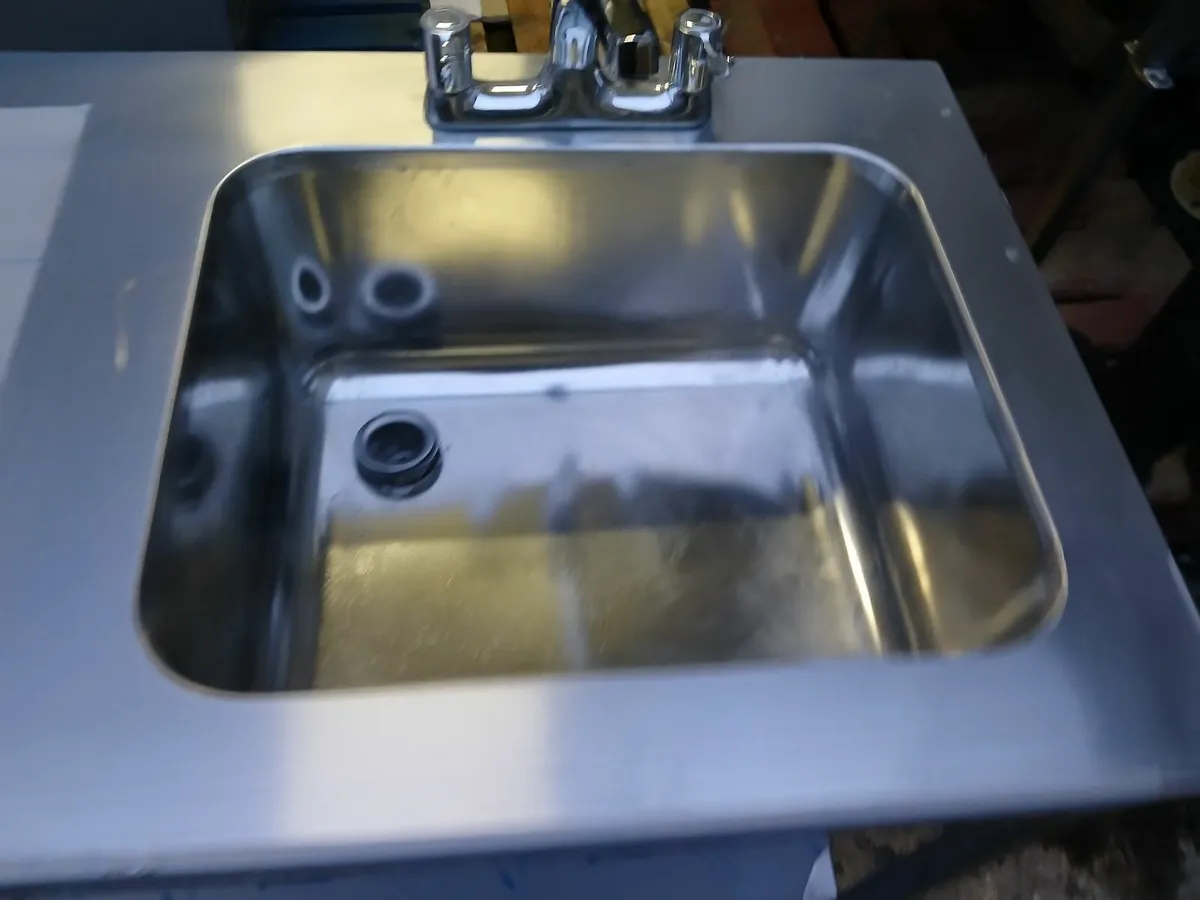 Stainless steel cabbinet /sink unit delivered - Image 1