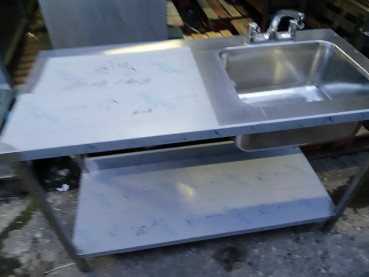 Stainless steel cabbinet /sink unit delivered - Image 2