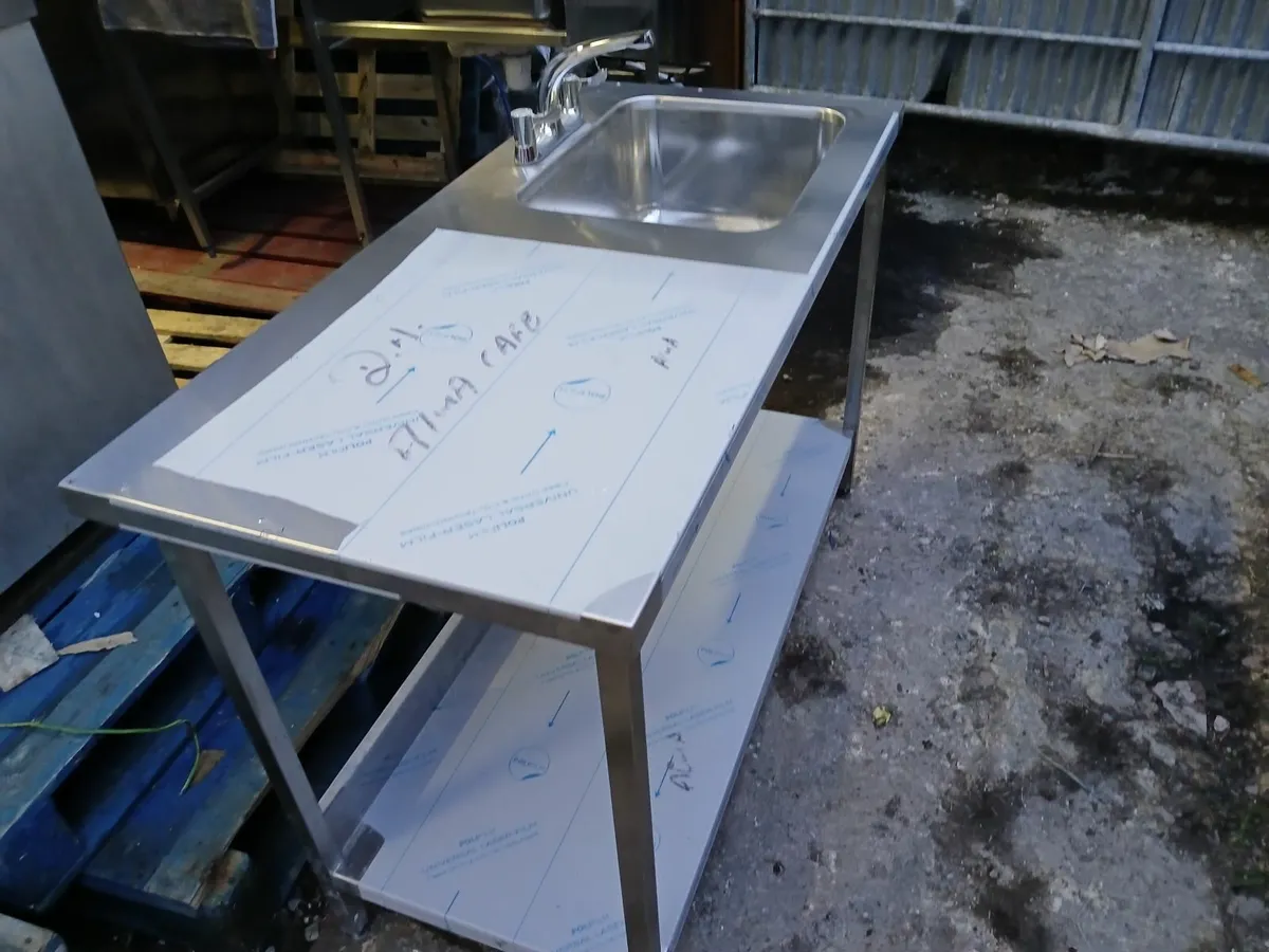 Stainless steel cabbinet /sink unit delivered - Image 4