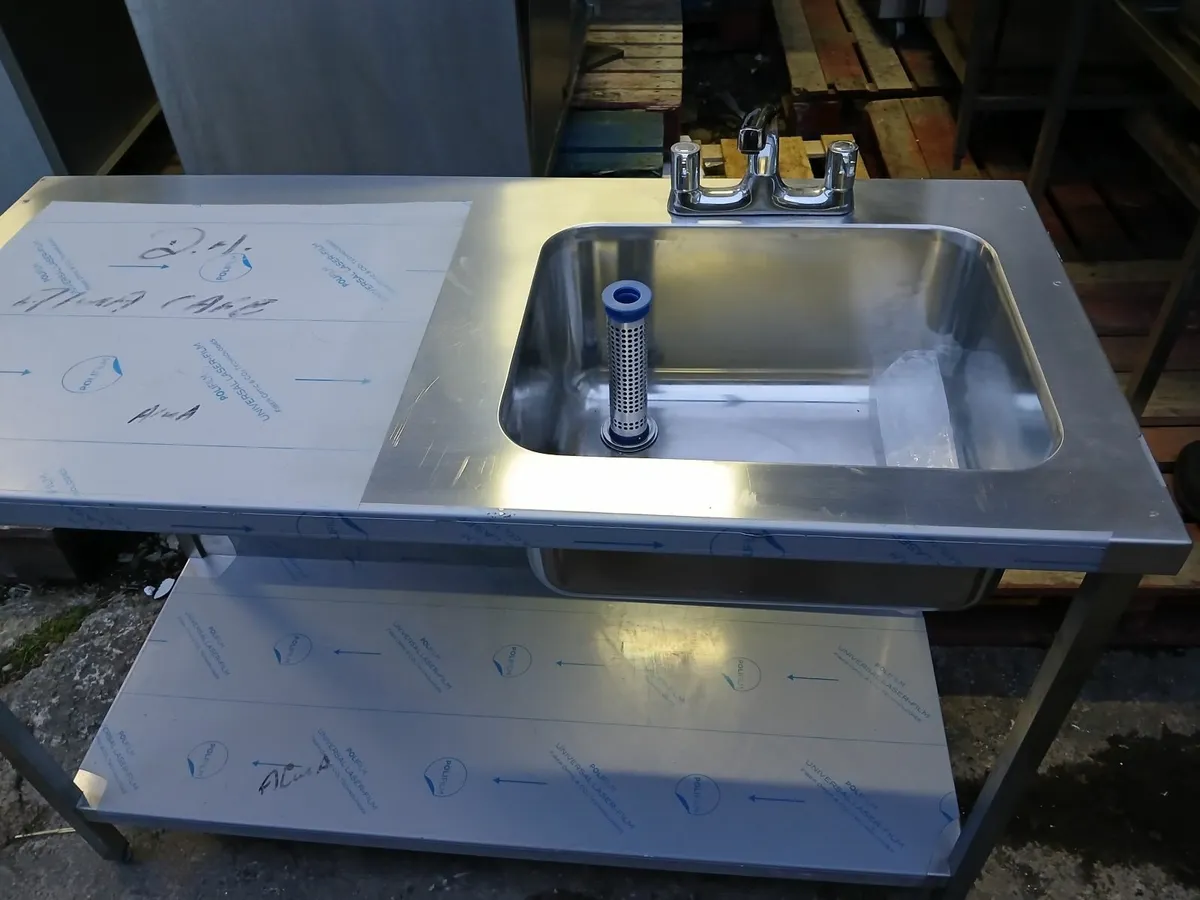 Stainless steel cabbinet /sink unit delivered - Image 4
