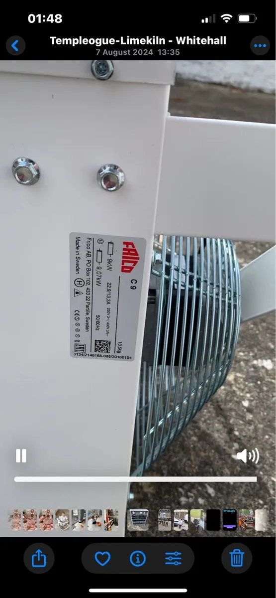 Electric heaters x 2 Frico - Image 3