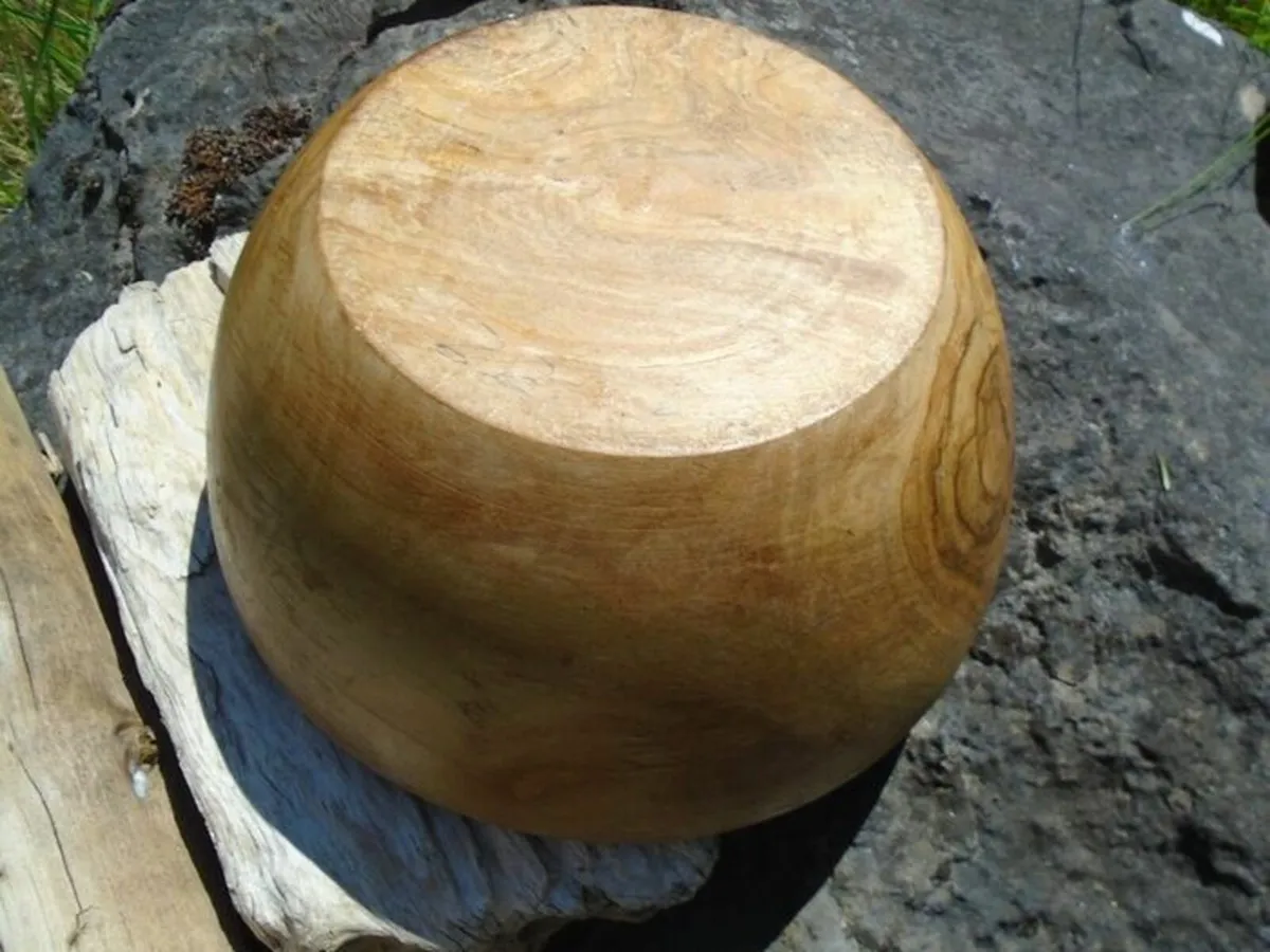 Wooden bowl, Fruit bowl, Home decor - Image 3