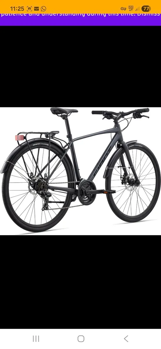 Giant city disc mens bike - Image 1