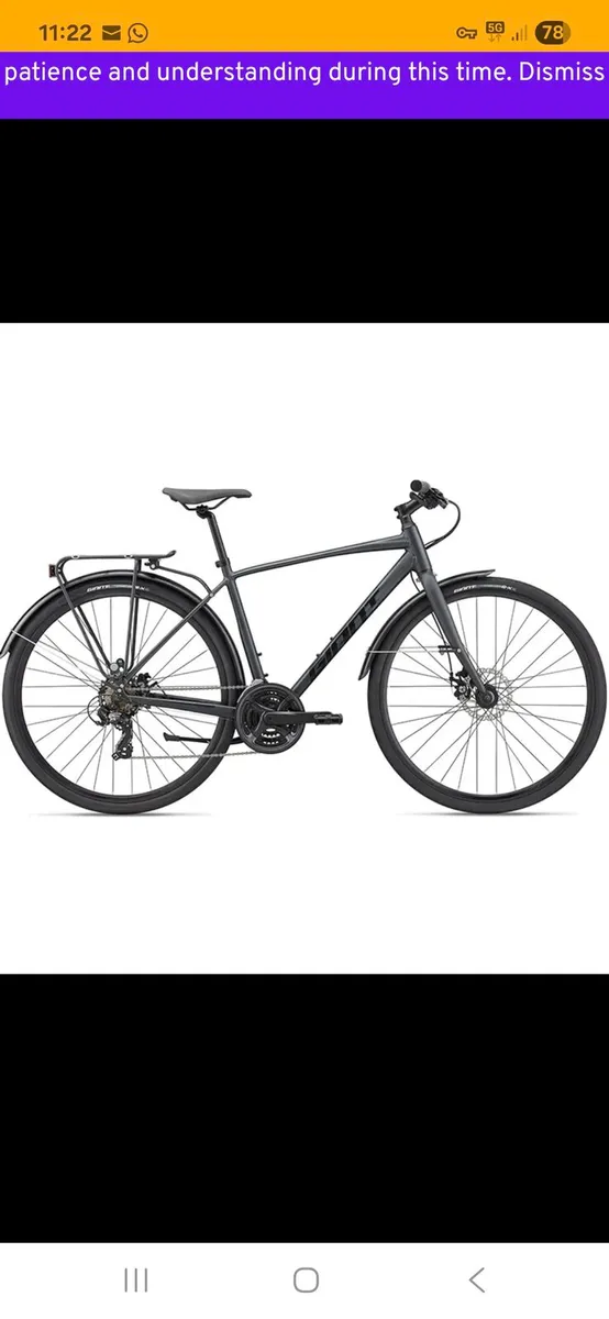 Giant city disc mens bike - Image 2