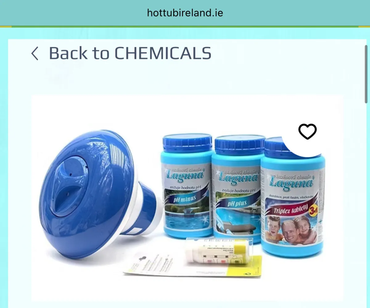 Chemical starting kit for hot tub & swimming pool - Image 1