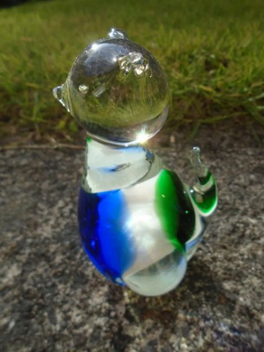 Coloured glass ornament, Home decor, Gift - Image 4