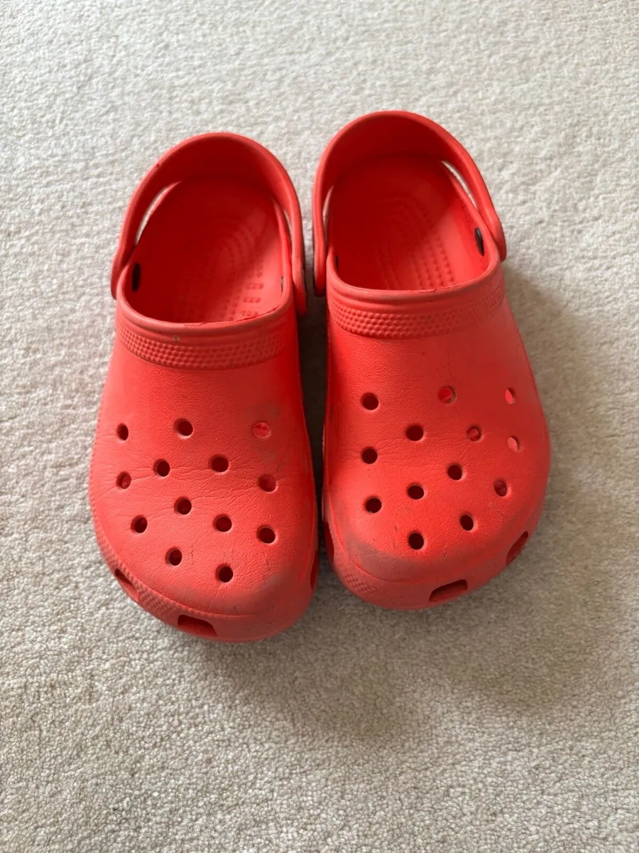 Red kids crocs - Image 1