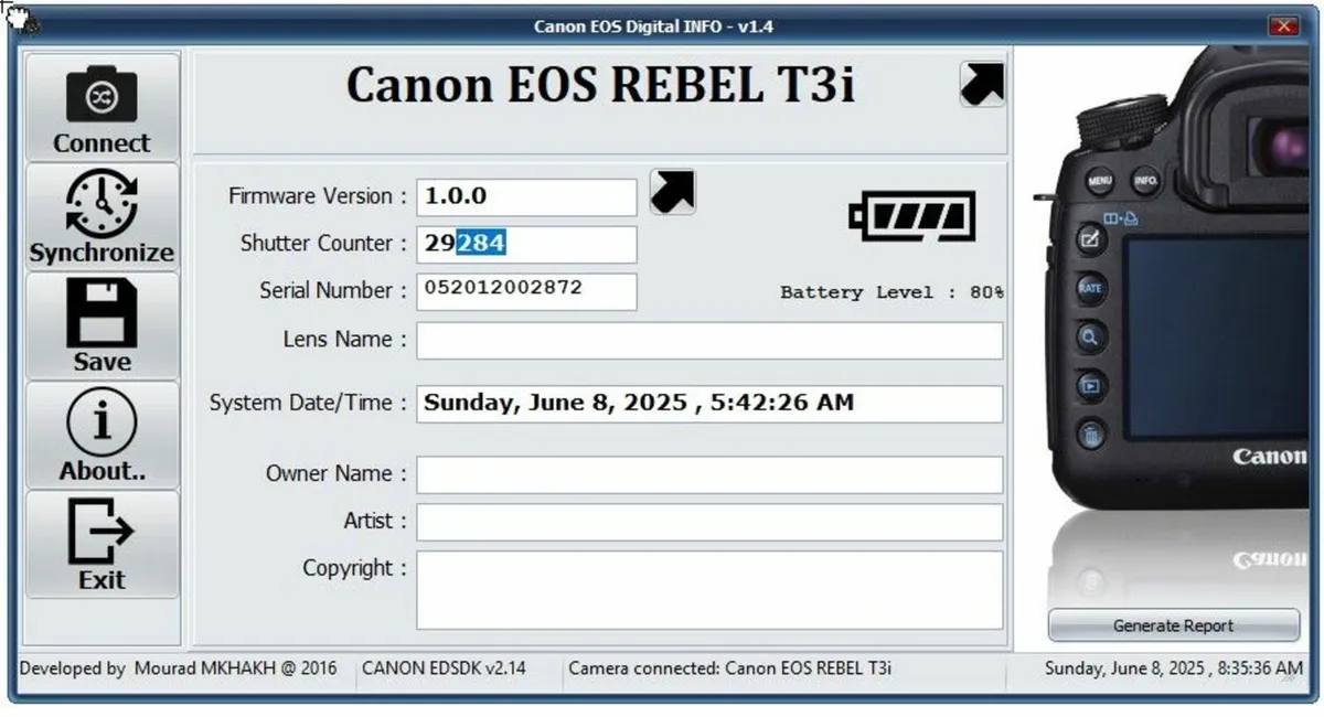 Canon Rebel T3i DSLR Full Kit - Image 2