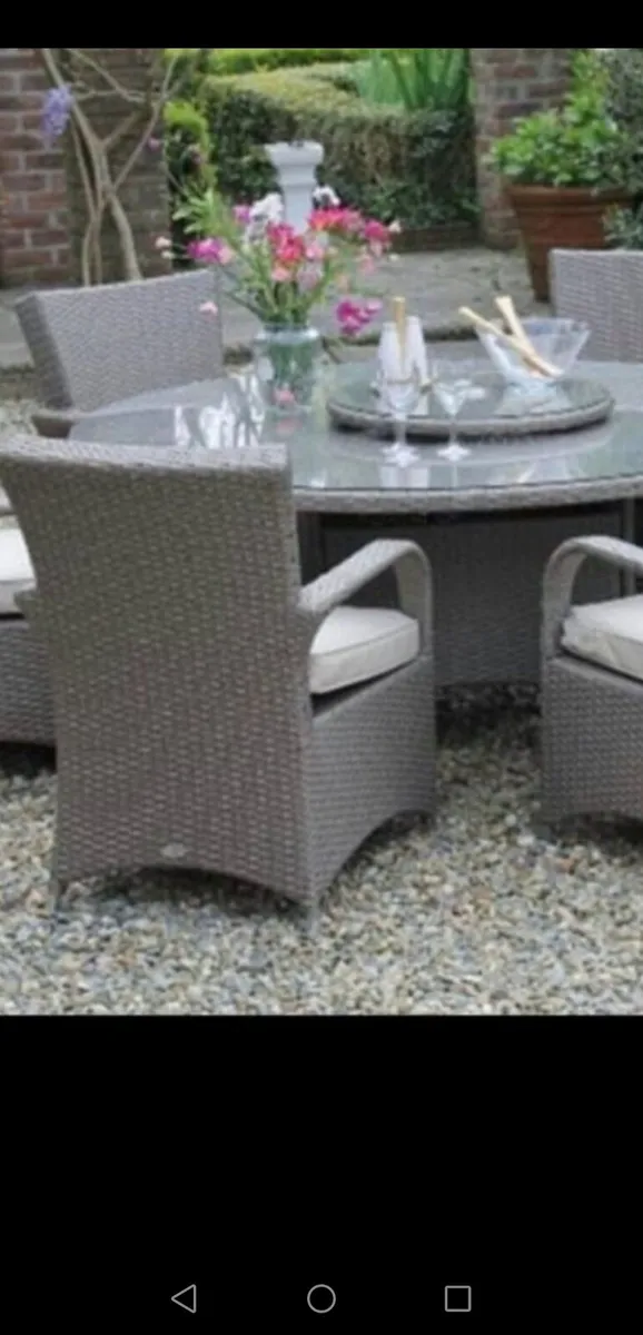 *CLEARANCE* Brand New 6 Seat Rattan Set C/W Lazy S - Image 2