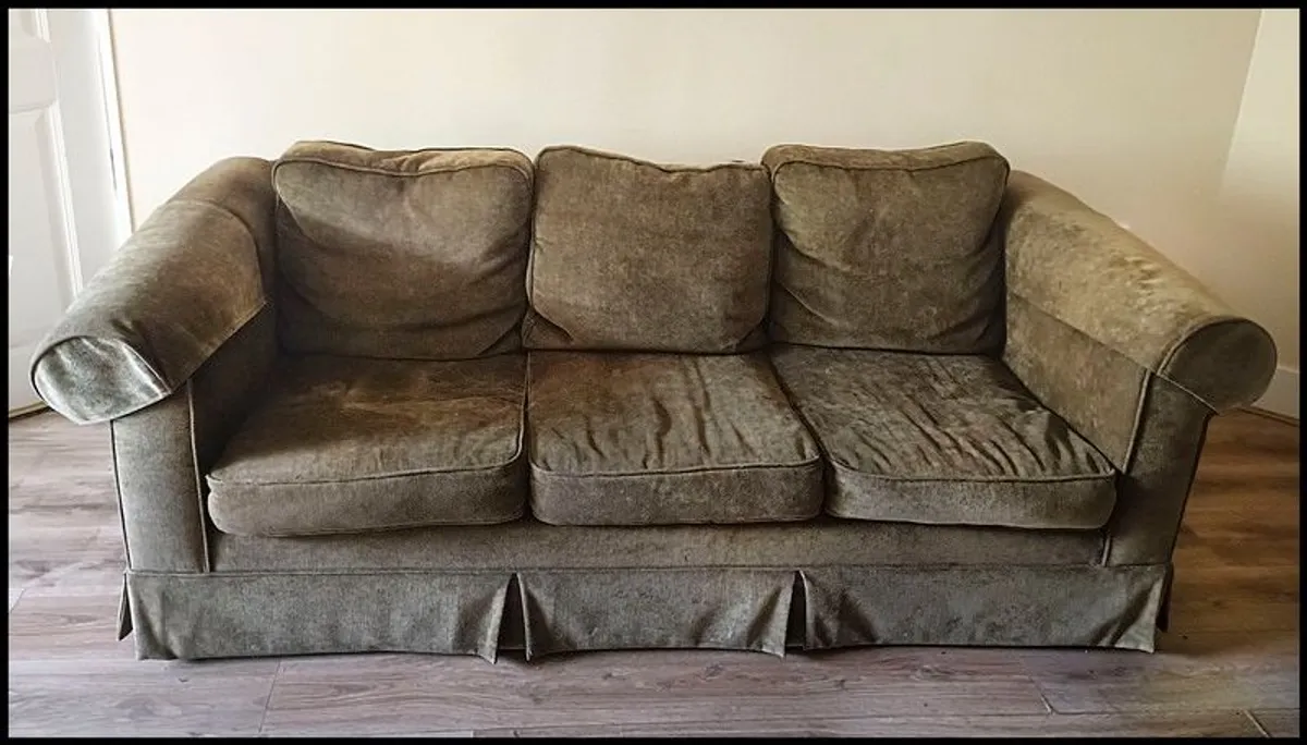 Green 3-Seater Sofa