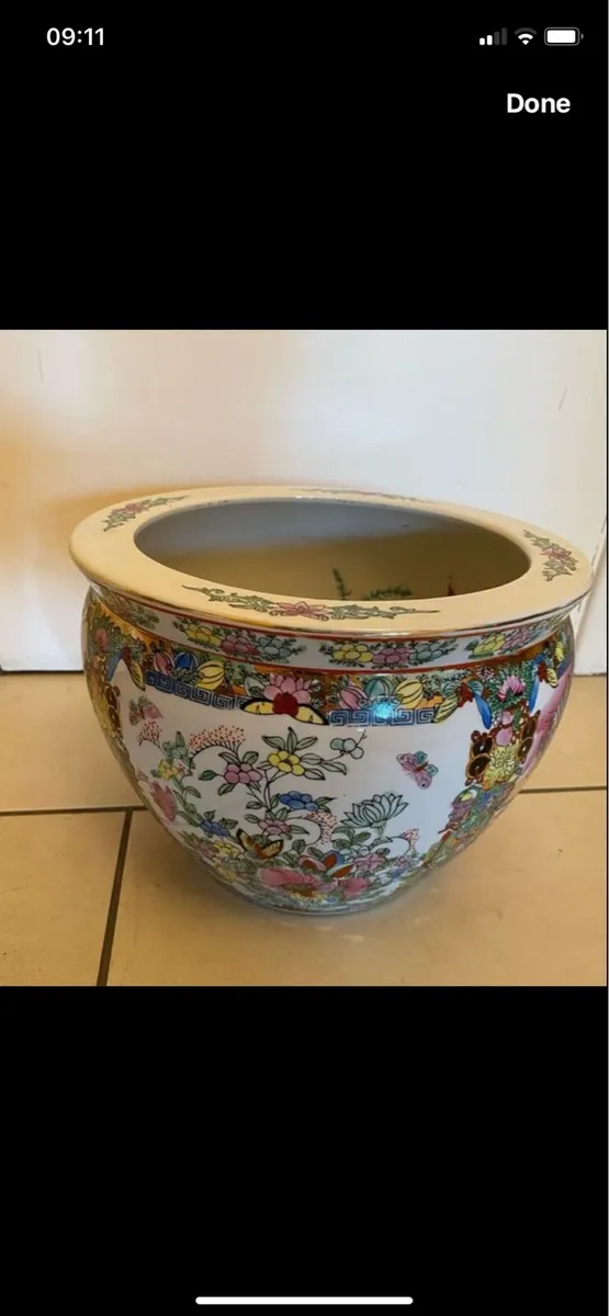 Large Vintage Chinese Planter - Image 1