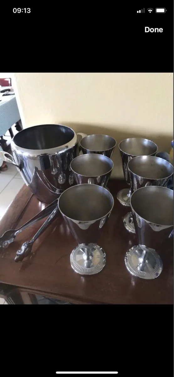 Ice Bucket & Goblet Set - Image 1