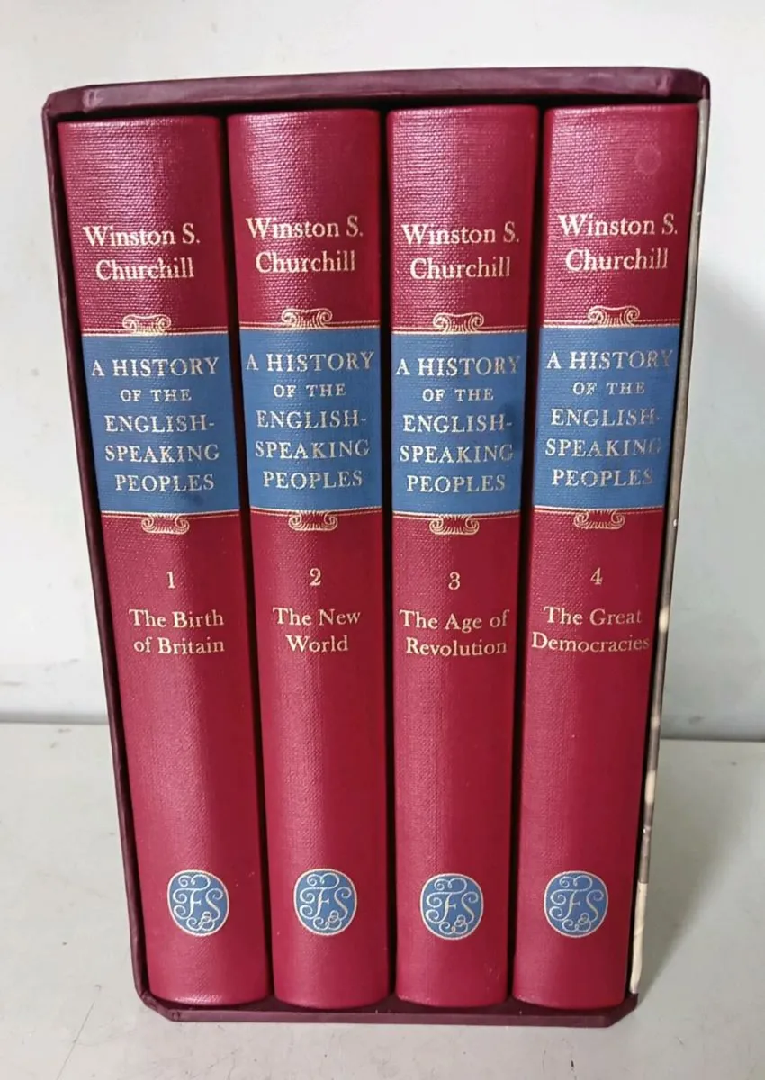 The Folio Society Winston Churchill Book Set - Image 1
