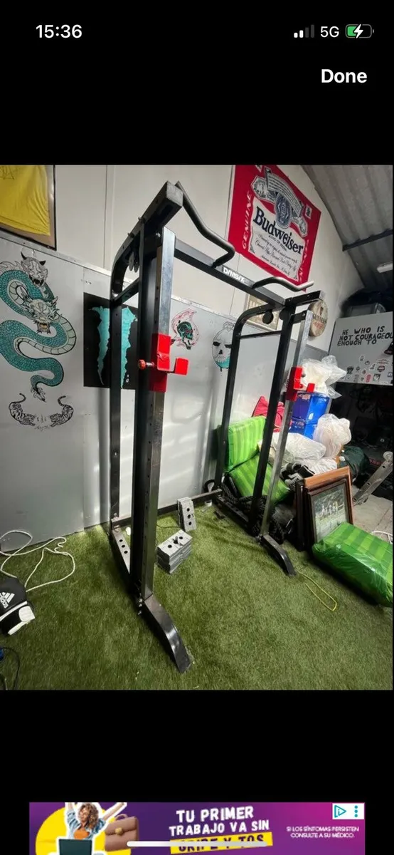 Squat Rack with weights - Image 2