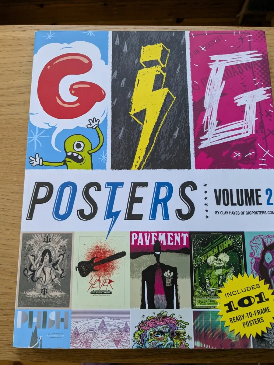 Gig Poster Music  Memorabilia Book - 101 posters - Image 1