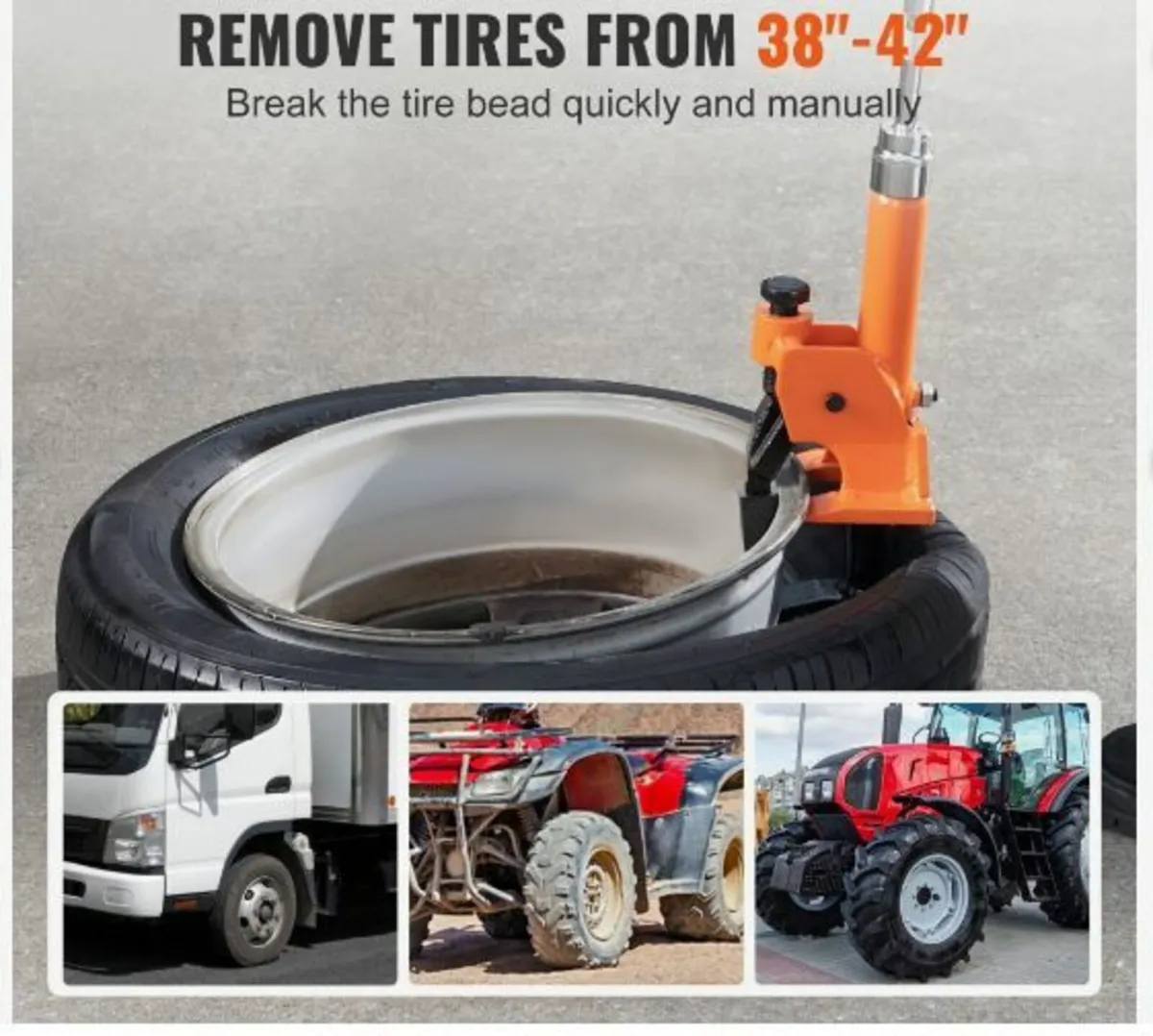 Manual Tire Bead Breaker, 96.5-106.7 mm Tires - Image 3