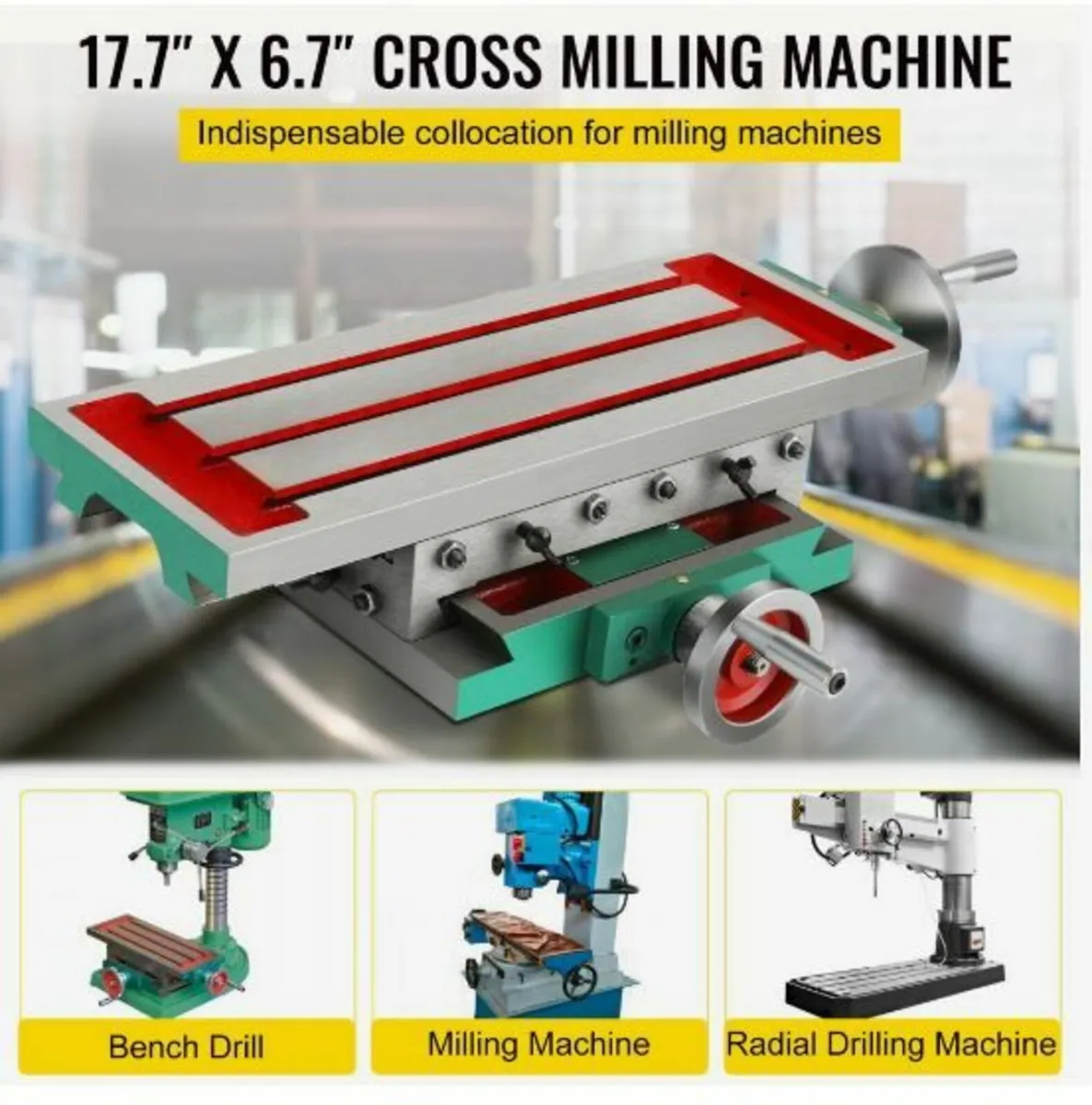 Milling Table 17.7×6.7Inch Compound - Image 2