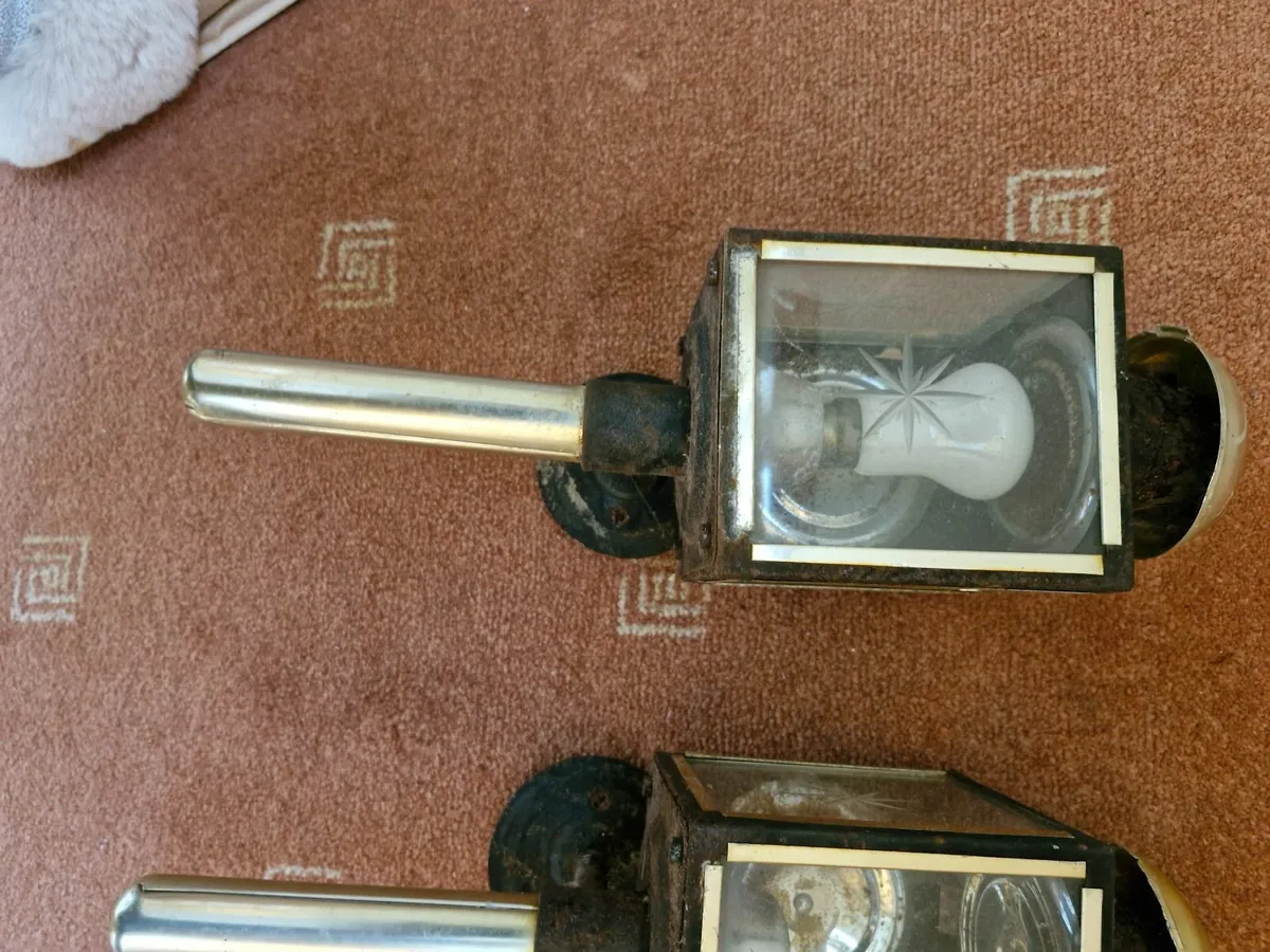 pair of vintage lamps - Image 4