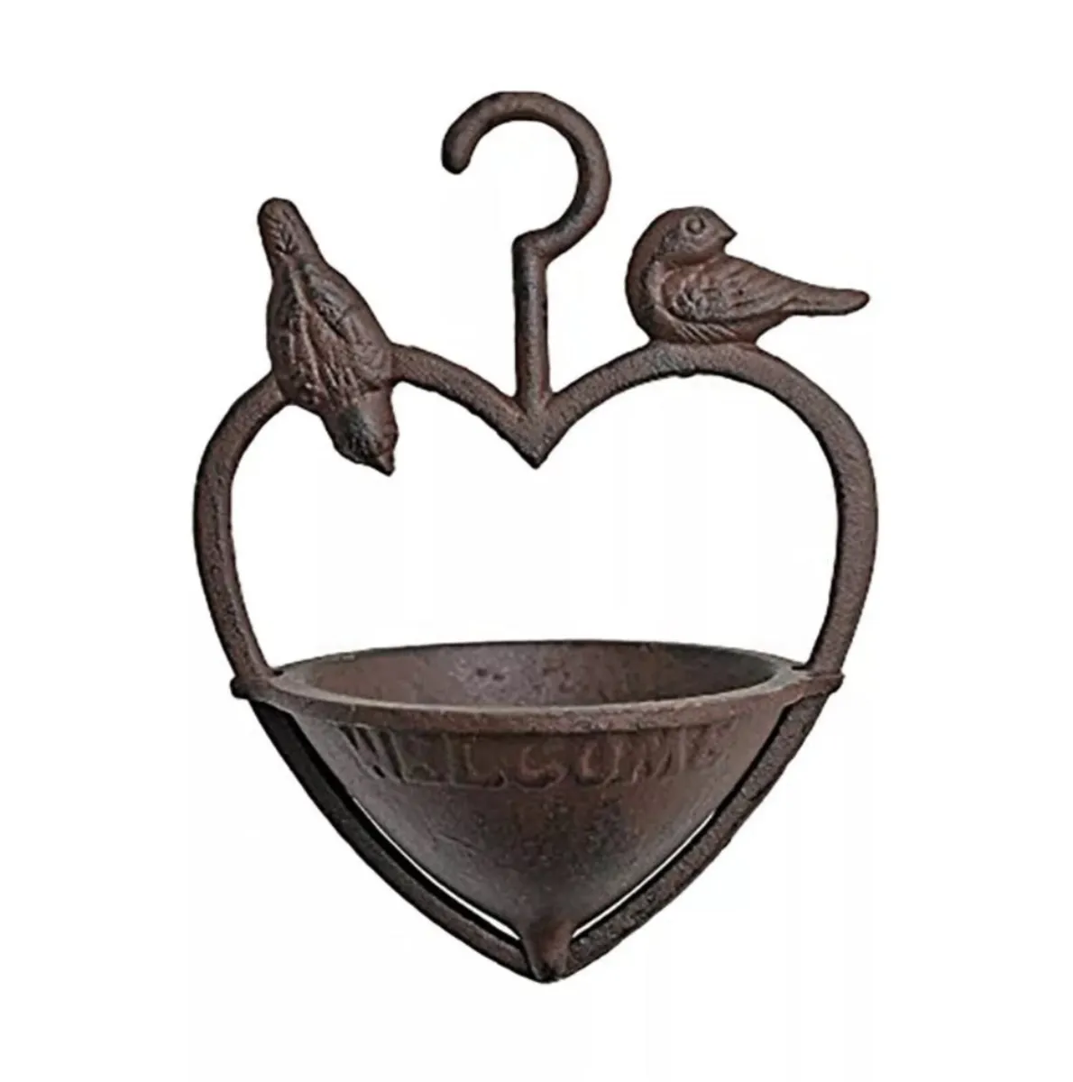 Cast Iron Loveheart Bird Feeder NEW - Image 3