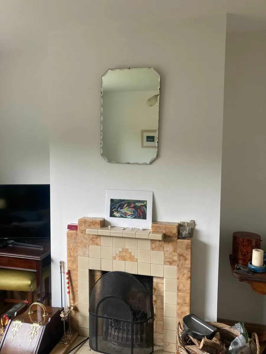 Mirror - Over Mantle / Hall - Vintage - 1950`s - Image 1