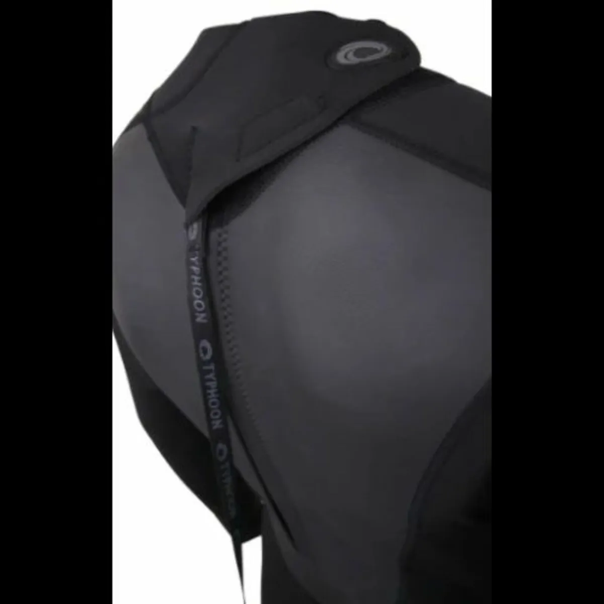 Typhoon Storm Men 3:2 Wetsuit Back Zip Flatlock Bl - Image 3